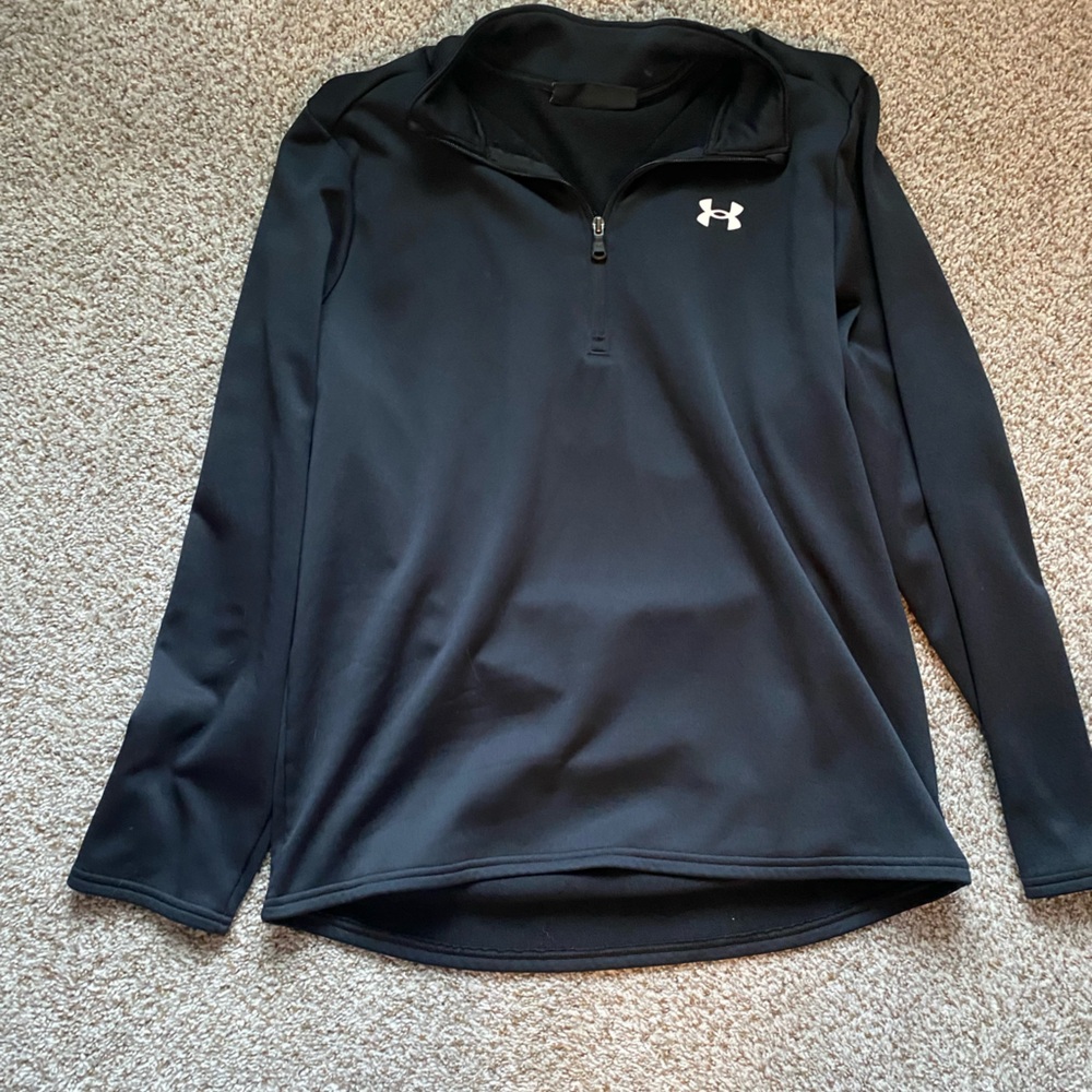 Under Armour Black Zip-Up Top